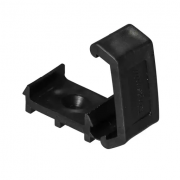 Black 25mm x 3mm Non-Metallic DC Clip (Use with PVC Covered Tape)